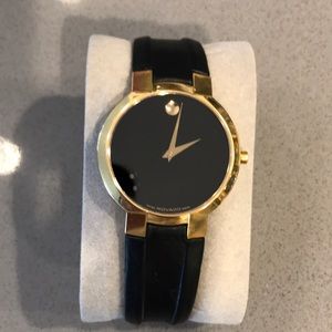 Movado Classic Museum Watch Swiss Quartz Gold
